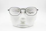 Byblos 625 3167 Vintage Octagonal frame eyeglass deep metallic blue, Made in italy 90s, New Old Stock