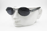 SEVENTH STREET By Safilo Oval Sunglasses, metal & acetate gunmetal tone Made in Italy, New Old Stock 1990s