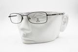 Lancetti LL178 black eyeglass frame women ladies, rhinestones arms adorned, Deadstock New