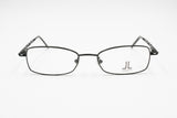 Lancetti LL178 black eyeglass frame women ladies, rhinestones arms adorned, Deadstock New