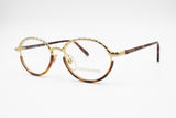 MIMMINA Round twisted rope & Tortoise eyewear frame, Made in Italy in 1980s, New Old Stock