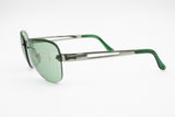 Byblos Vintage 90s Sunglasses mod. B 721-S green lenses, Bug eye oval lenses, Deadstock 1990s