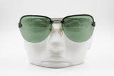 Byblos Vintage 90s Sunglasses mod. B 721-S green lenses, Bug eye oval lenses, Deadstock 1990s