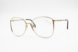 Silhouette 6022 20 Vintage NOS women eyeglasses, Golden sating and lucite deco' lugs, New Old Stock 1980s