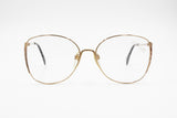 Silhouette 6022 20 Vintage NOS women eyeglasses, Golden sating and lucite deco' lugs, New Old Stock 1980s