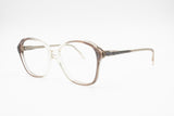 Vintage 60s FOVES mod. SUSY women frame glasses, Clear and striped grey changin acetate, New old Stock