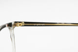 Alfredo Gabrielli PL Gabrielli unique women cat eye eyeglass frame, Clear Black & Pearl, New Old Stock 1980s