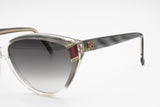 NINA RICCI Luxury cat eye sunglasses 1773 NGS, Hand made in France, New Old Stock 1980s