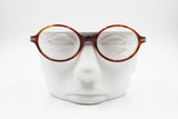 SUGAR by TREVI Round Vintage frame brown & golden, Little small glasses made in Italy, New Old Stock 70s