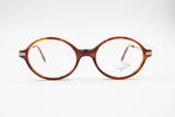 SUGAR by TREVI Round Vintage frame brown & golden, Little small glasses made in Italy, New Old Stock 70s