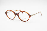 SUGAR by TREVI Round Vintage frame brown & golden, Little small glasses made in Italy, New Old Stock 70s