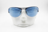 Emporio Armani 207-S 1306 Sunglasses blue lenses, rimless screwed lenses, New Old Stock