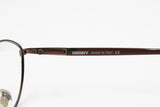 Genny 657 5287 Made in Italy Women eyeglass eyewear frame, Metallic bronze tone, New Old Stock 90s