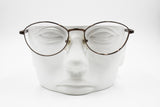 Genny 657 5287 Made in Italy Women eyeglass eyewear frame, Metallic bronze tone, New Old Stock 90s