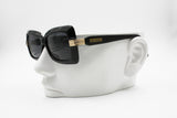 MIMMINA R320 Vintage black sunglasses women, Made in Italy, New Old Stock 1980s