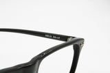 FOVES classic Italian Black Optical frame Prescription glasses, Rectangular eyeglasses, New Old Stock 1980s