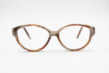 Yves Saint Laurent Paris YSL Vintage 70s frame cat eye women, Simil wooden effect acetate, New Old Stock