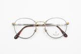 Façonnable MILTON 748 round pantos frame Luxury eyeglass frame Gold 22k Carats , New Old Stock 90s
