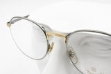 Façonnable MILTON 748 round pantos frame Luxury eyeglass frame Gold 22k Carats , New Old Stock 90s