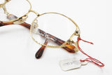 Sandra Gruber mod. Bila/B Vintage women eye frame adroned with gems "diamond cut", New Old Stock 1980s