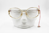 Sandra Gruber mod. Bila/B Vintage women eye frame adroned with gems "diamond cut", New Old Stock 1980s