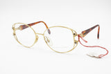 Sandra Gruber mod. Bila/B Vintage women eye frame adroned with gems "diamond cut", New Old Stock 1980s