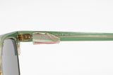 STING collection by AK Vintage Sunglasses green & golden braided, Round cat eye sunglasses, New Old Stock 1970s