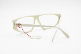 SILHOUETTE M 3069/20 Vintage flat top eyewear frame zebra detail asymmetrical, New Old Stock 80s