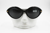 Vogue Vo 2028 Womens Vintage Sunglasses Matte black & Golden details, elegant womens shades, New Old Stock
