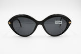 Vogue Vo 2028 Womens Vintage Sunglasses Matte black & Golden details, elegant womens shades, New Old Stock