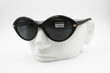 Vogue Vo 2028 Womens Vintage Sunglasses Matte black & Golden details, elegant womens shades, New Old Stock