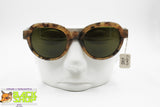 CONCERT 635 AE Vintage sunglasses ovaloid green lenses, Thick acetate frame, New Old Stock