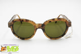 CONCERT 635 AE Vintage sunglasses ovaloid green lenses, Thick acetate frame, New Old Stock