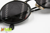 CONCERT 538 N Rai Stereo 2 Aviator drop sunglasses double bridge embellished screws, Deadstock 1980s