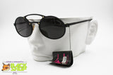 CONCERT 538 N Rai Stereo 2 Aviator drop sunglasses double bridge embellished screws, Deadstock 1980s