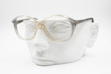 Rodenstock mod. Carola Little women frame glasses semitransparent gray, white pearl, glittered, New Old Stock 1970s