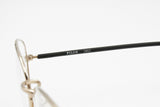 Filos Italian Vintage frame eyeglasses, Golden & Black covered acetate arms, Men Women frames, New Old Stock 80s