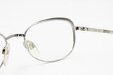 Luxottica NOS women eyeglass frame, Littel ovalized rims Golden & Metal colors, New Old Stock 1990s