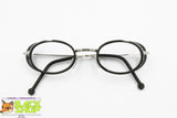 CALVIN KLEIN CK 1003 Vintage frame steampunk style, Silver & Black, Vintage 90s Preowned