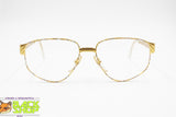 ZAGATO Rare eyeglass frame golden yellow with pop art rims, luxury women frame,  New Old Stock 80s