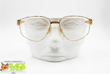 ZAGATO Rare eyeglass frame golden yellow with pop art rims, luxury women frame,  New Old Stock 80s