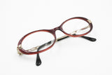 Oval little cay eye frame Red-Violet glittered, Ouverture made in Italy mod. OV10, New Old Stock