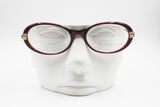 Oval little cay eye frame Red-Violet glittered, Ouverture made in Italy mod. OV10, New Old Stock
