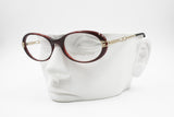 Oval little cay eye frame Red-Violet glittered, Ouverture made in Italy mod. OV10, New Old Stock