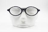 FOVES Italian brand eyeglass, Oval rims deep blue acetate, smart casual model, New Old Stock 1980s