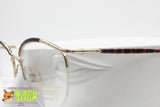 Fantasy by Marcolin mod. 7122 womens ladies eyeglasses frame, round half rimmed with nice chiseling, New Old Stock