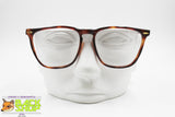 D.O.P. Mod. 1056 brown square eyeglass frame wayfarer style, New Old Stock 1980s