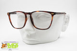 D.O.P. Mod. 1056 brown square eyeglass frame wayfarer style, New Old Stock 1980s