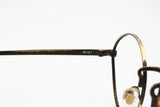 Aged Gold Effect oval classic eye frame eyewear, Vintage 1970s - 1980s men woman , New Old Stock