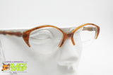 FRANCOIS PINTON Paris Vintage 1980s small cat eye frame half rimmed, Made in France, New Old Stock
